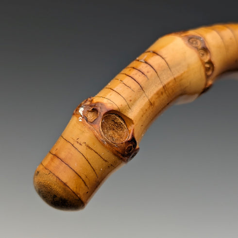 アンティーク 紳士用 バンブーステッキ 杖 91cm